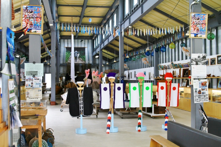 糸満海人(ウミンチュー)工房・資料館の内部