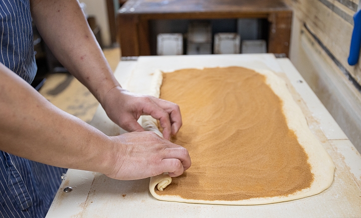 「シナモンロール」作り