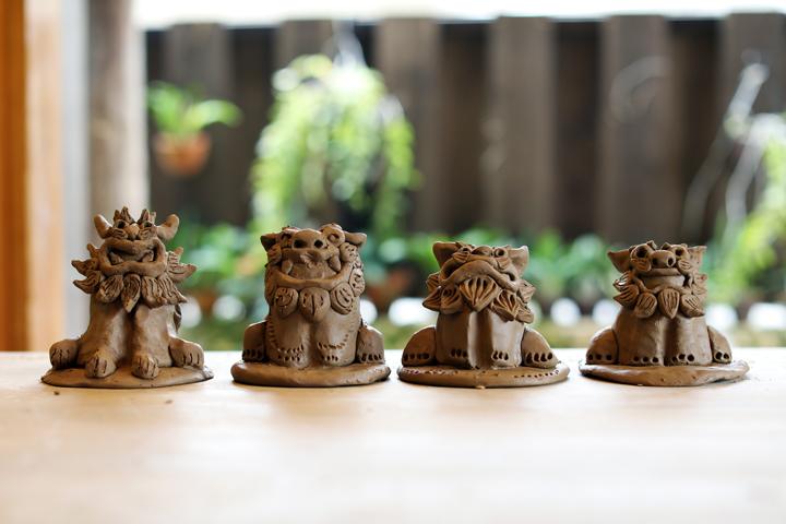 窯元 育陶園（いくとうえん）」のシーサー