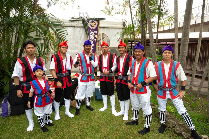 エイサーする方々