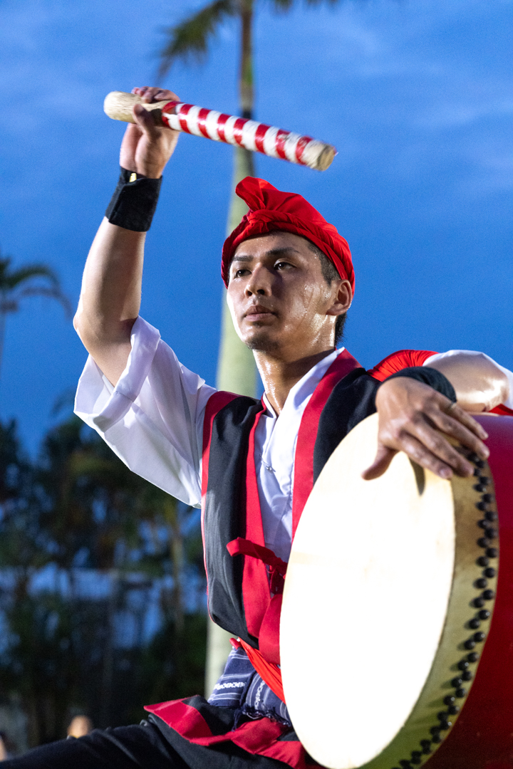池原青年会の会長・与那嶺 永遠（よなみね とわ）さん