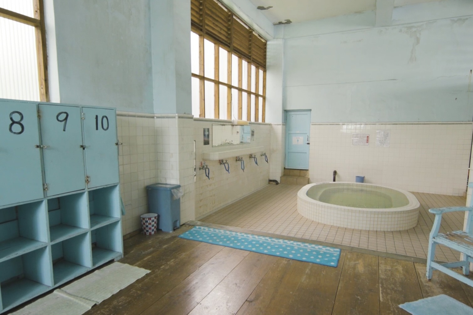 脱衣所と浴室がひと続き